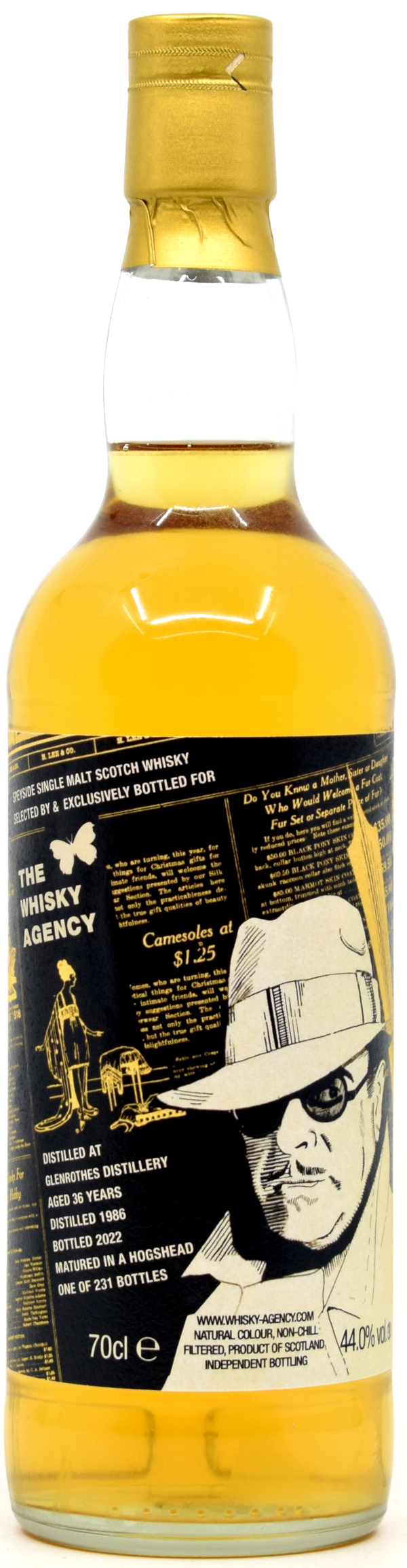 glenrothes_1986_TWA Glenrothes 36 Jahre 1986/2022 The Whisky Agency 44% vol.