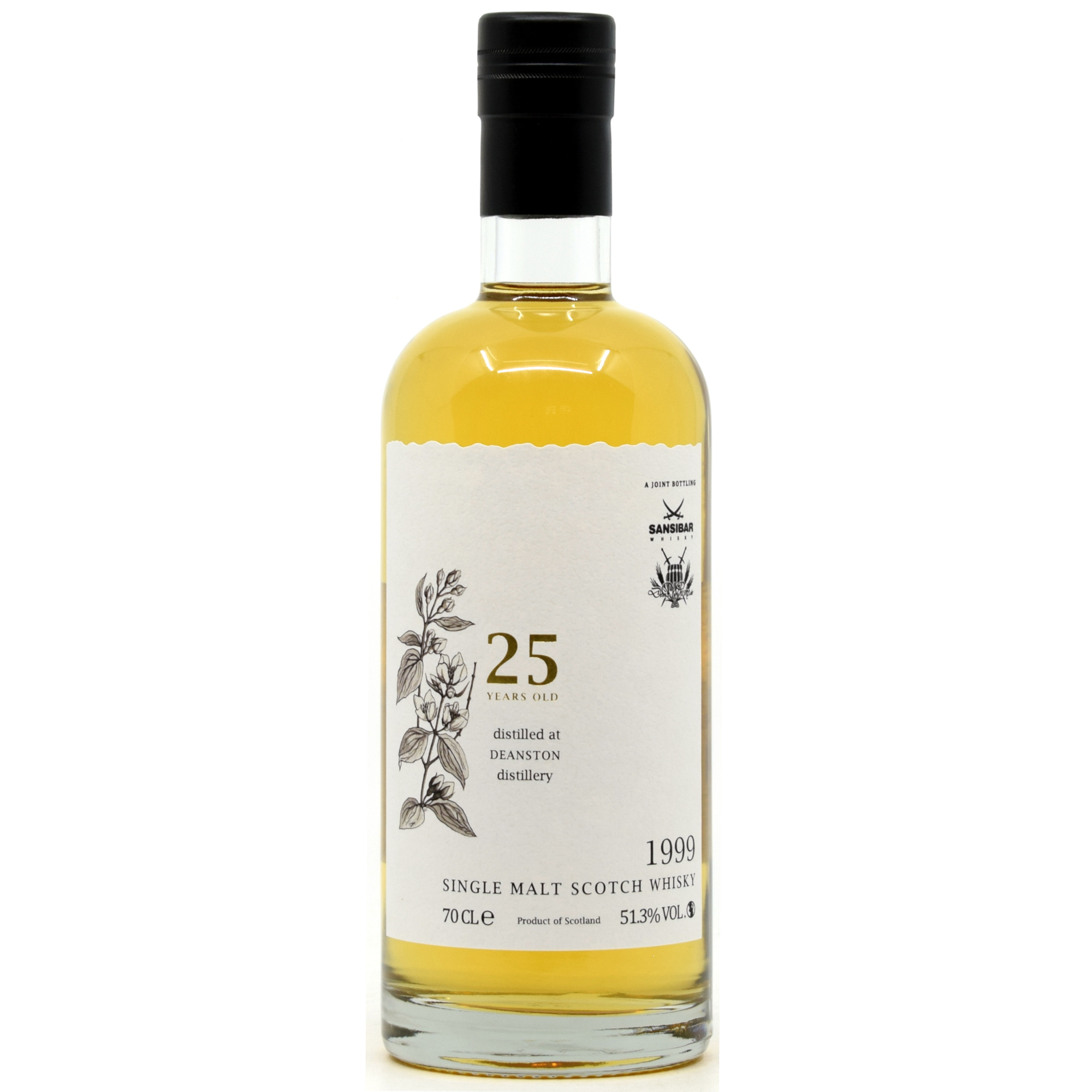 Deanston 25 Jahre 1999/2025 White Label Jointbottling Sansibar Whisky 51,3% vol.