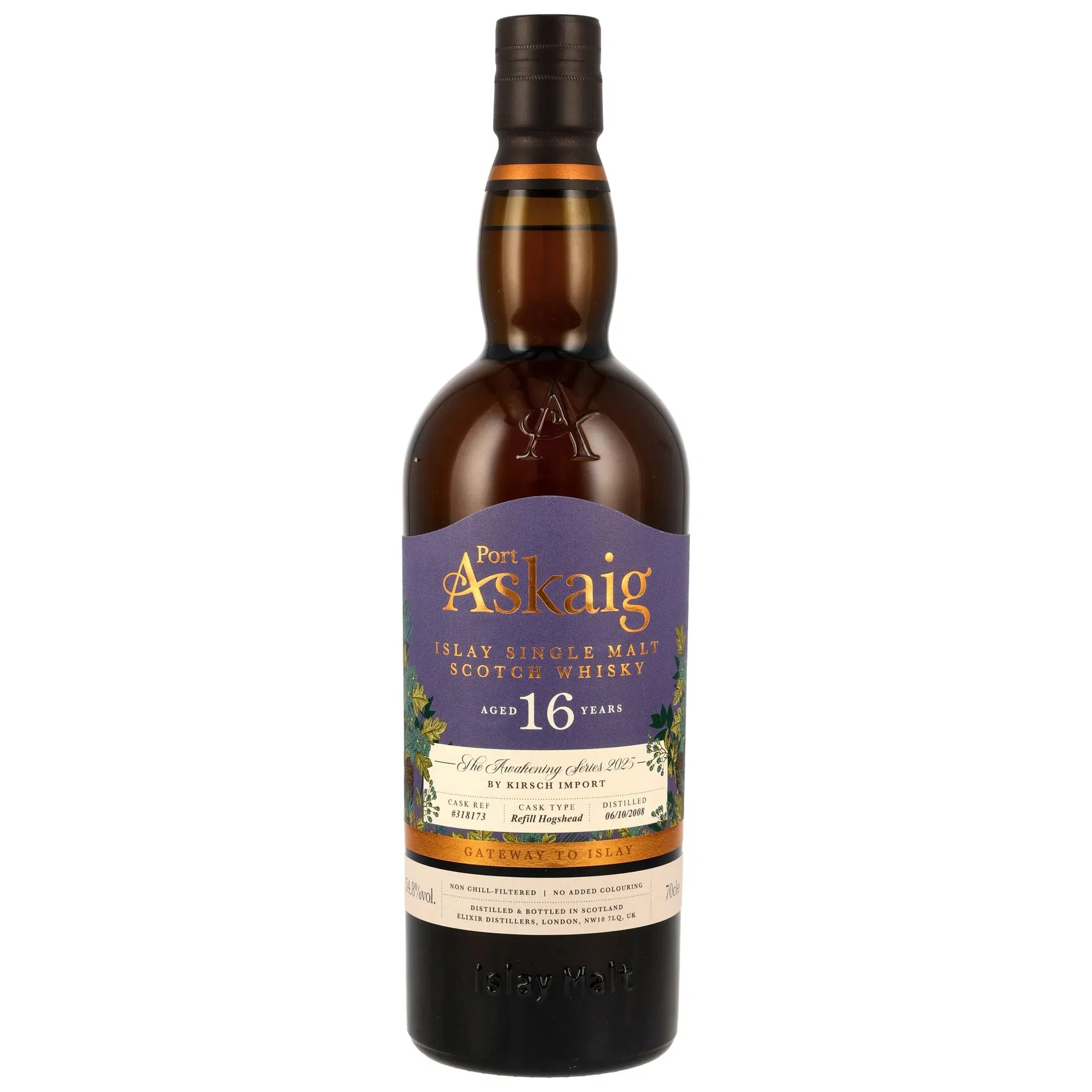 Port Askaig 16 Jahre 2008/2025 Refill Hogshead #318173 Awakening Series 54,8% vol.