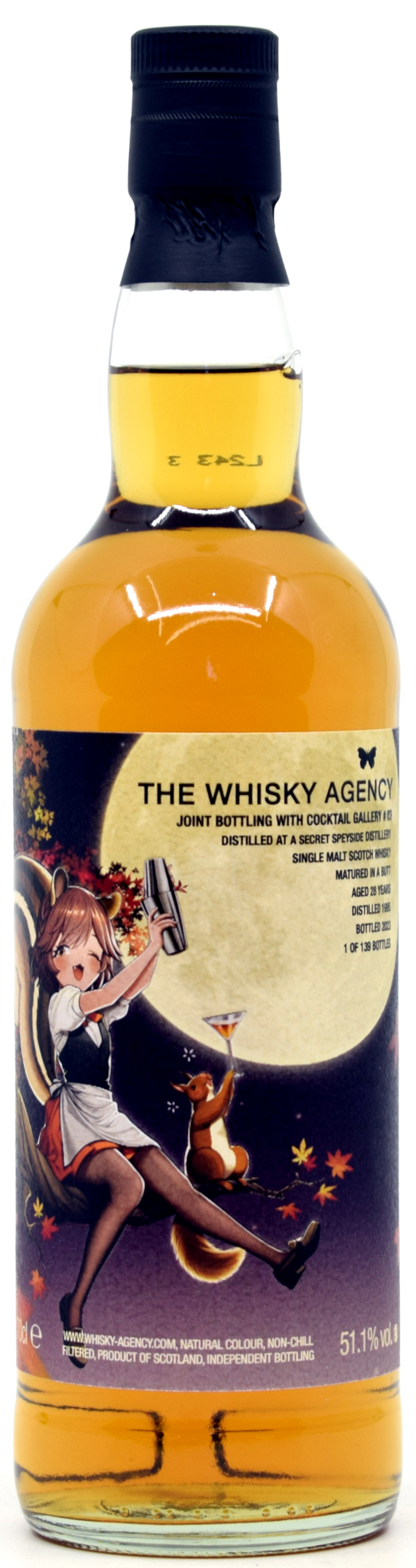 speyside_1995_TWA Secret Speyside 28 Jahre 1995/2023 The Whisky Agency Jointbottling Korea 51,1% vol.
