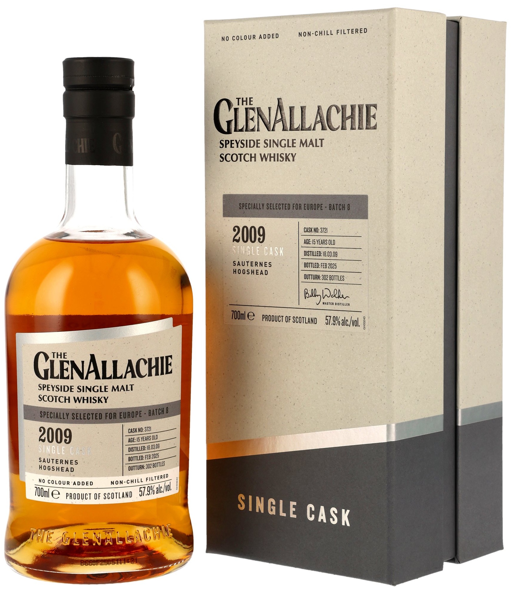 glenallachie_15_sauternes_3721 Glenallachie 15 Jahre 2009/2025 Sauternes Single Cask #3721 57,9% vol.