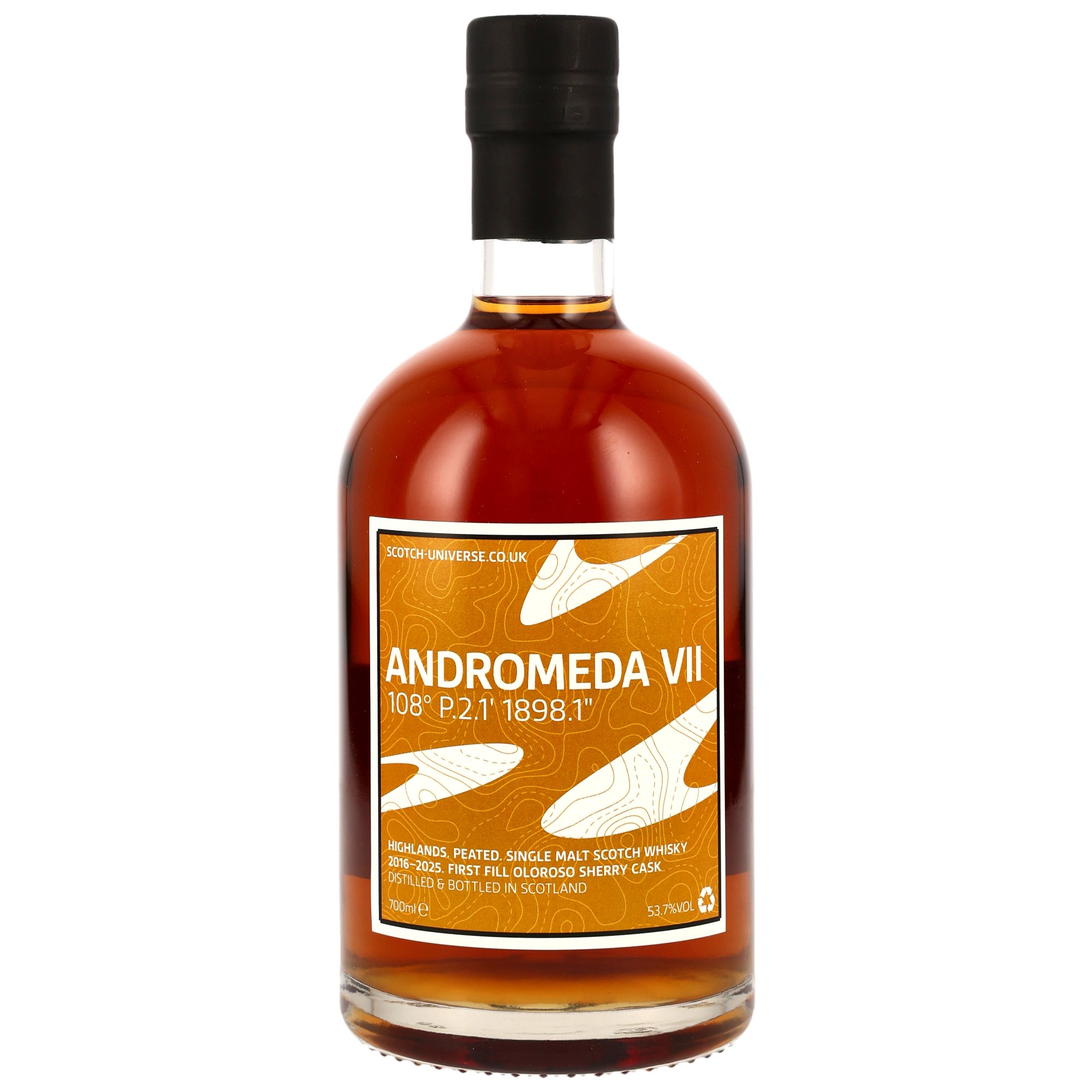 Andromeda VII 2016/2025 1st Fill Oloroso Sherry Scotch Universe 53,7% vol.