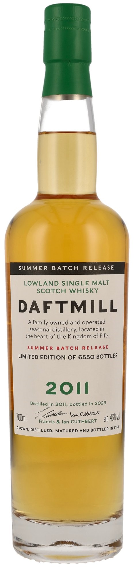 Daftmill-2011-2023-12-Summer-Release Daftmill 12 Jahre 2011/2023 Summer Batch Release 46% vol.