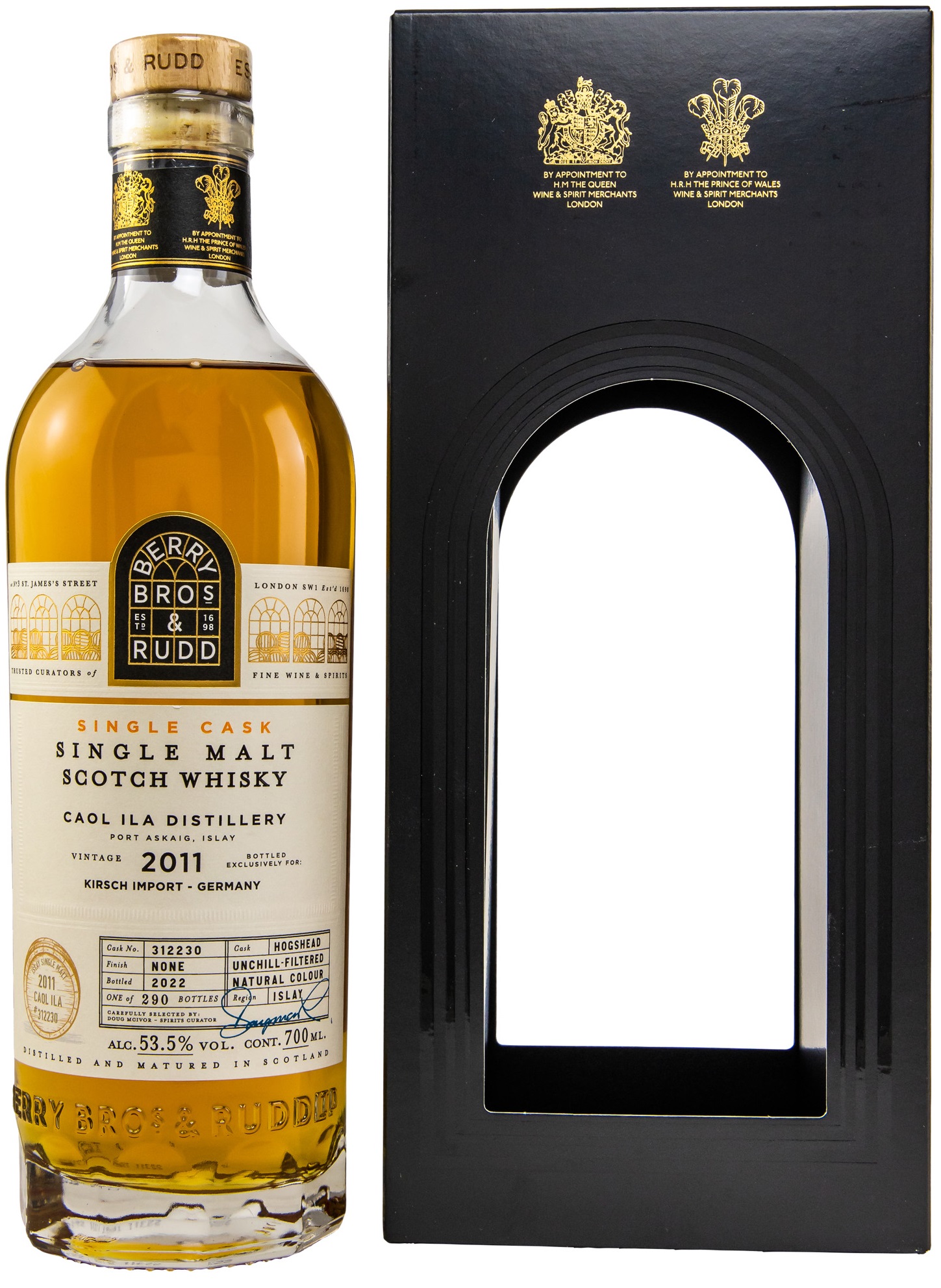 Caol Ila 2011/2022 Berry Bros. & Rudd #312230 53,5% vol.