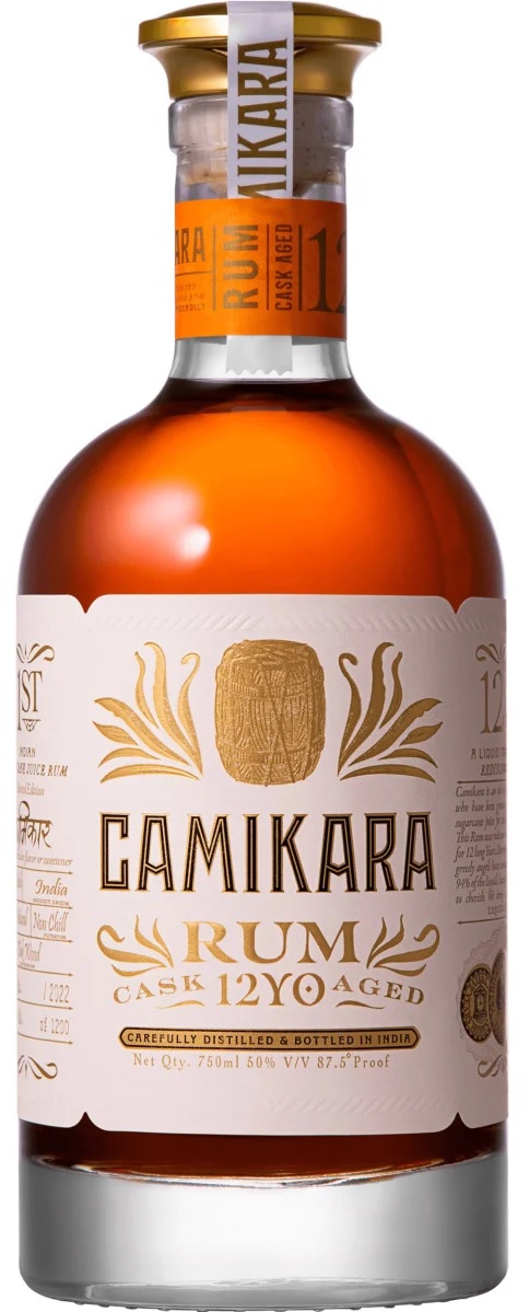 rum-camikara-indian-rum-12-years-old Camikara 12 Jahre Indian Pure Cane Juice Rum 50% vol.