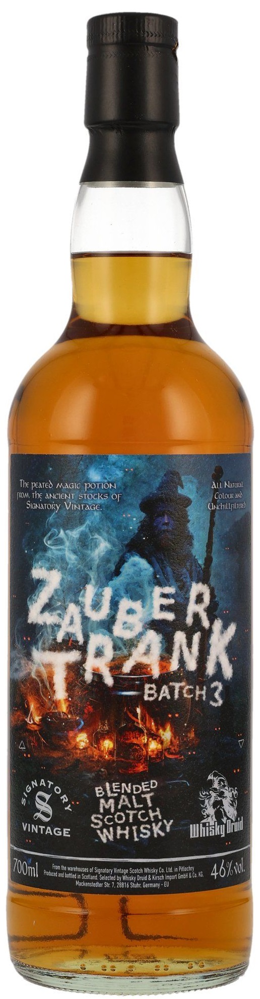 zaubertrank_3 Zaubertrank #3 Whisky Druid Blended Malt 46% vol.