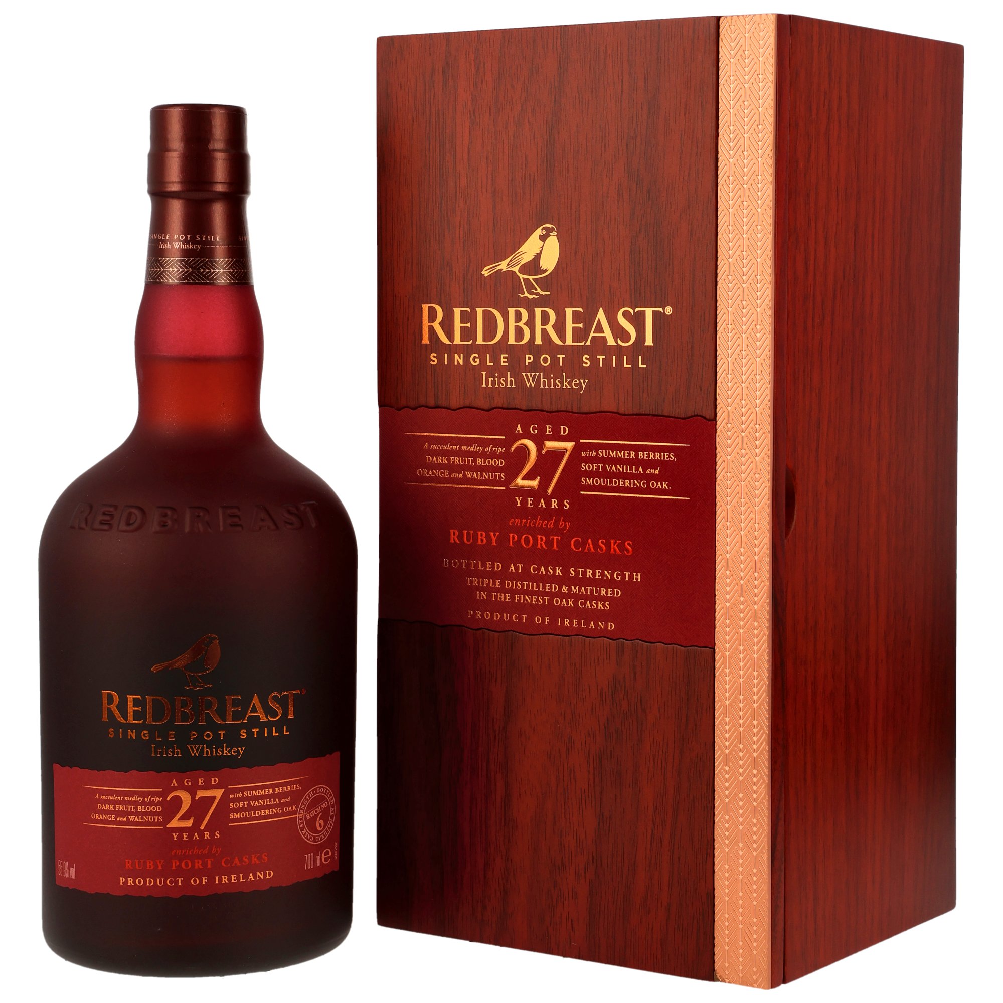 Redbreast 27 Jahre Port Casks Cask Strength Batch #6 55,9% vol.
