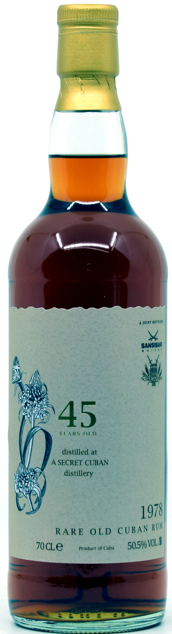 Cuban Rum 45 Jahre 1978/2024 Exclusive Rum Label 50,5% vol.