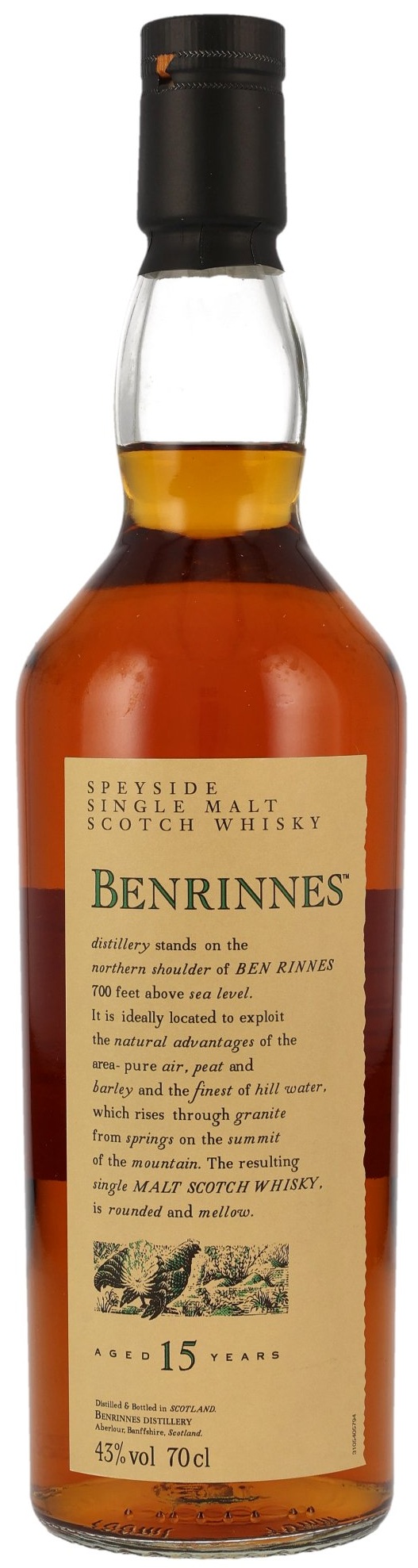Benrinnes-15 Benrinnes 15 Jahre Flora & Fauna 43% vol.
