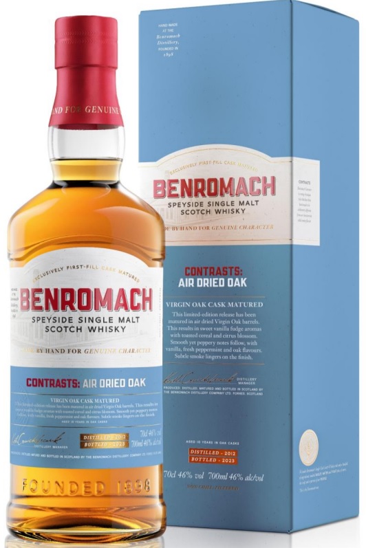 benromach_air_dried Benromach 2012/2023 Contrasts:Air Dried Oak 46% vol.