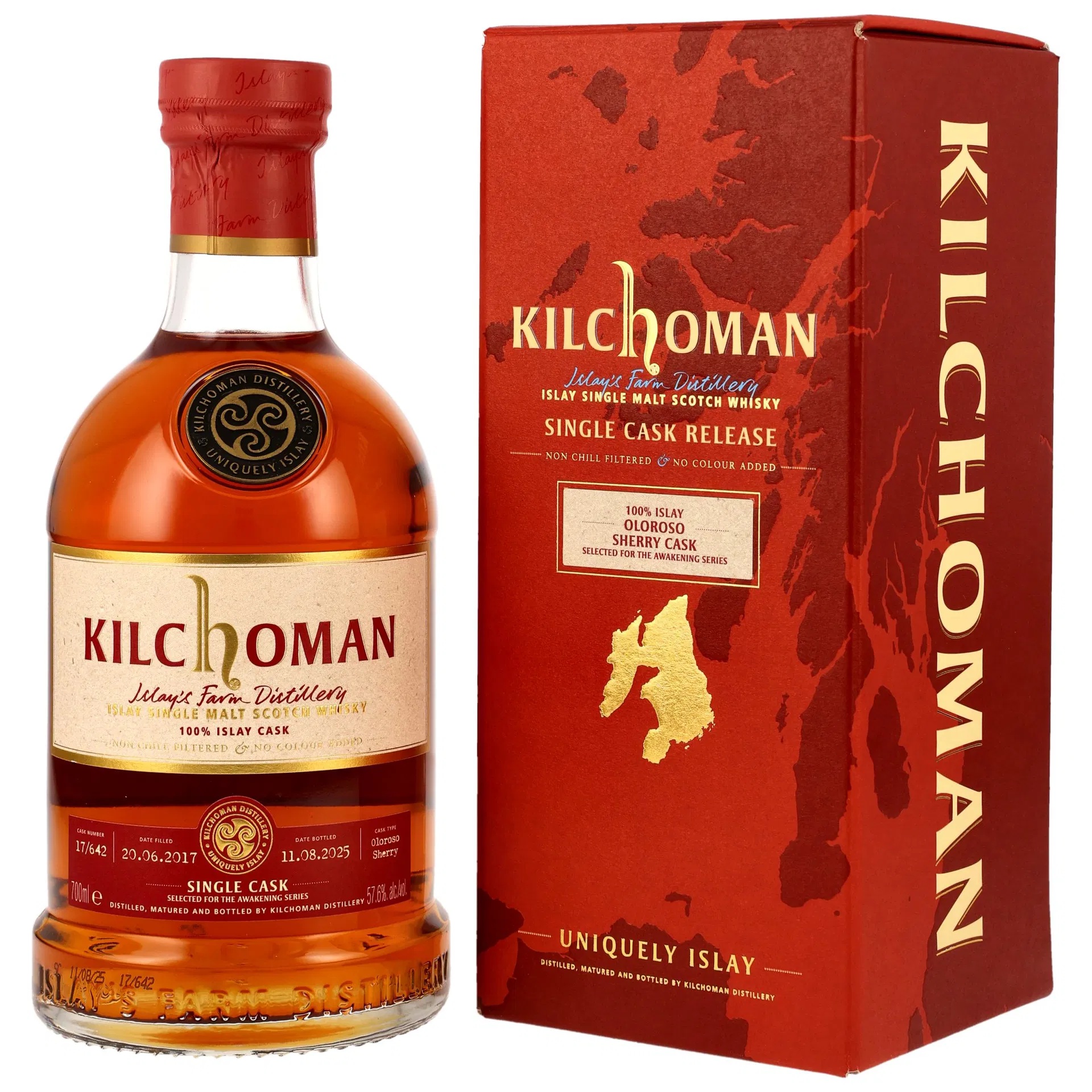 Kilchoman 2017/2025 Oloroso Sherry Cask #17/642 Awakening Series 57,6% vol.