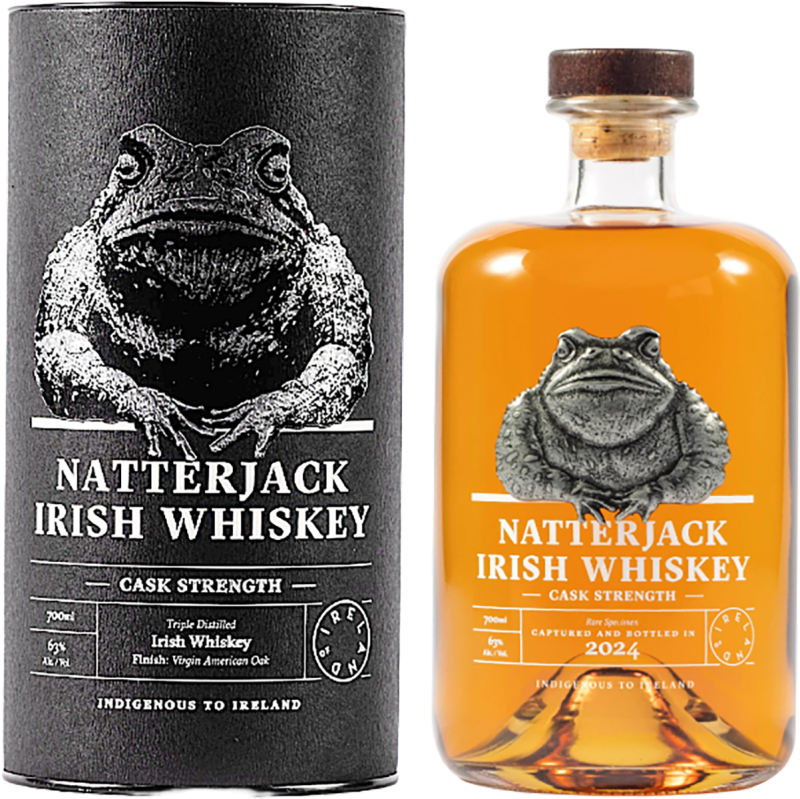 Natterjack Cask Strength Irish Whiskey 63% vol.