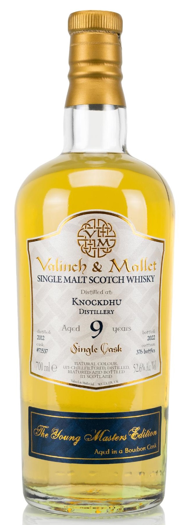 knockdhu_9_VM Knockdhu 9 Jahre 2012/2022 Valinch & Mallet 52,6% vol.