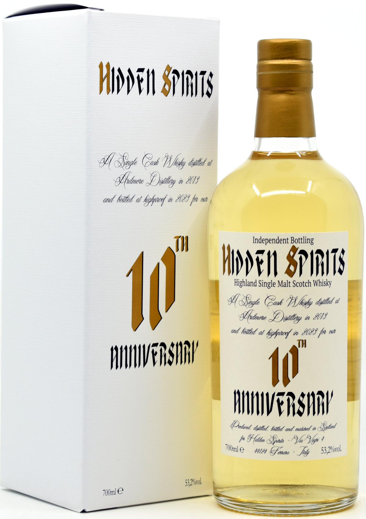 ardmore_10th_HiSp Ardmore 2013/2023 10th Anniversary Hidden Spirits 53,2% vol