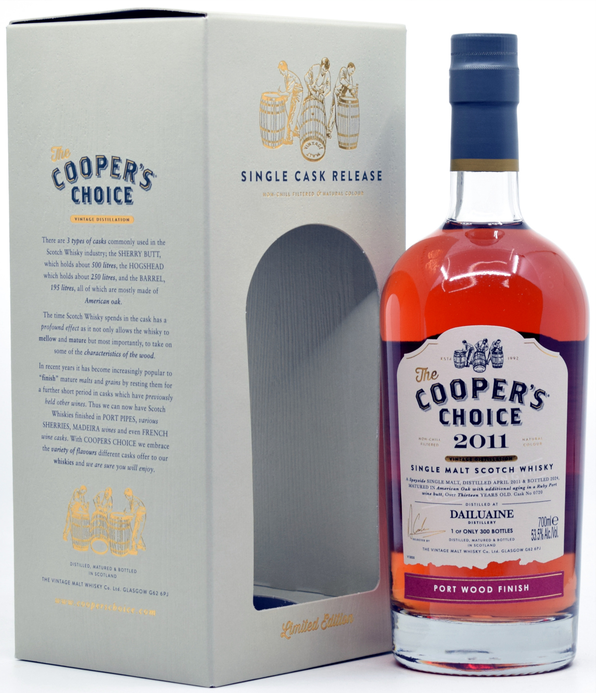 dailuaine_2011_cc Dailuaine 2011/2024 Port Wood Cask Cooper's Choice 53,5% vol.