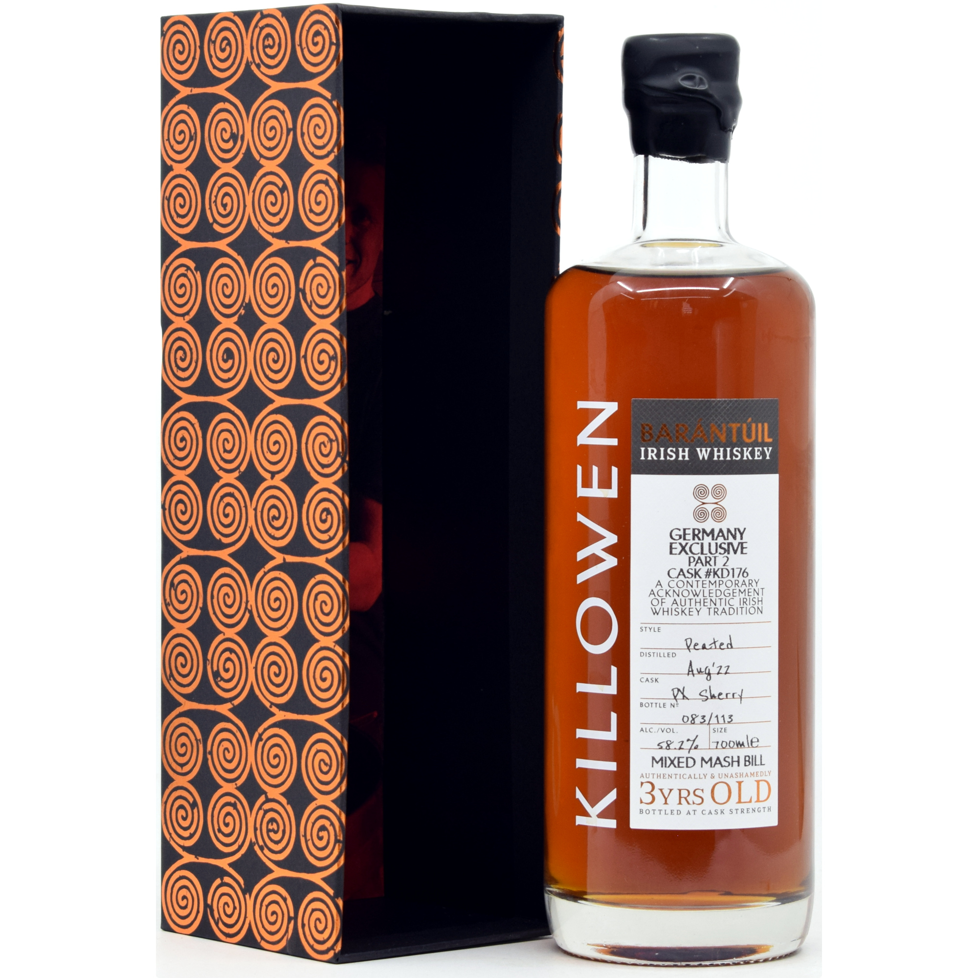 Killowen Barantuil Germany Exclusive No. 2 Peated PX Sherry Cask #KD175 58,2% vol.