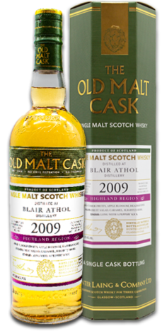 csm_HunterLaing-OMC-BlairAthol-2009-Fl_und_Gepa_75bf53b76b Blair Athol 14 Jahre 2009/2023 Sherry Cask Hunter Laing Old Malt Cask 50% vol.