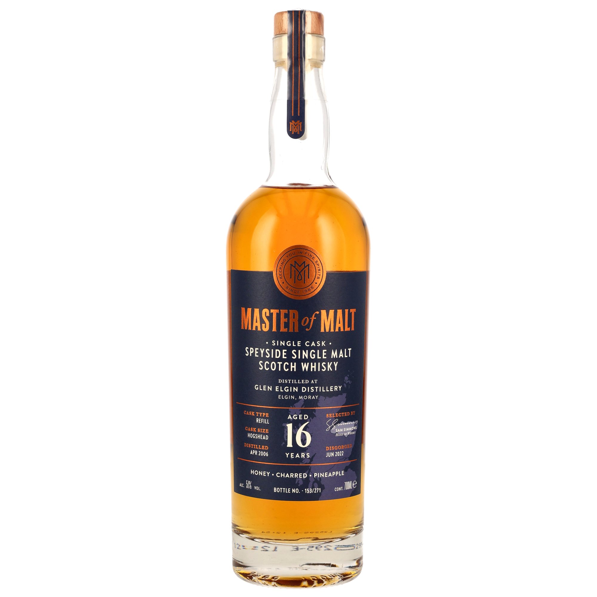 Glen Elgin 16 Jahre 2006/2022 Master of Malt 51% vol.