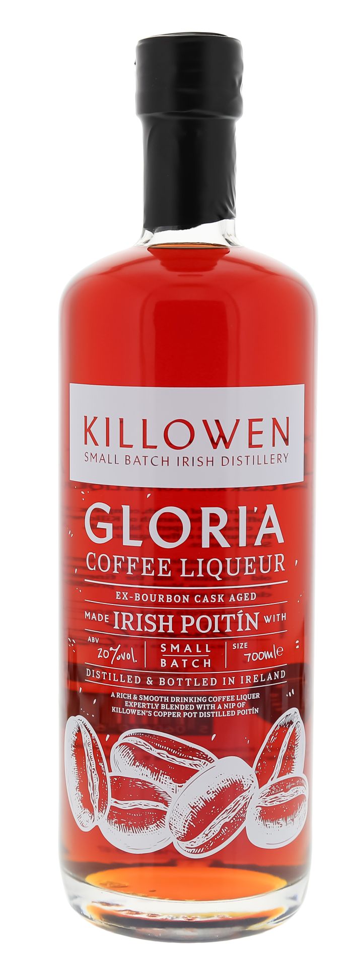 Killowen Gloria Cask Aged Coffee Liqueur 20% vol.