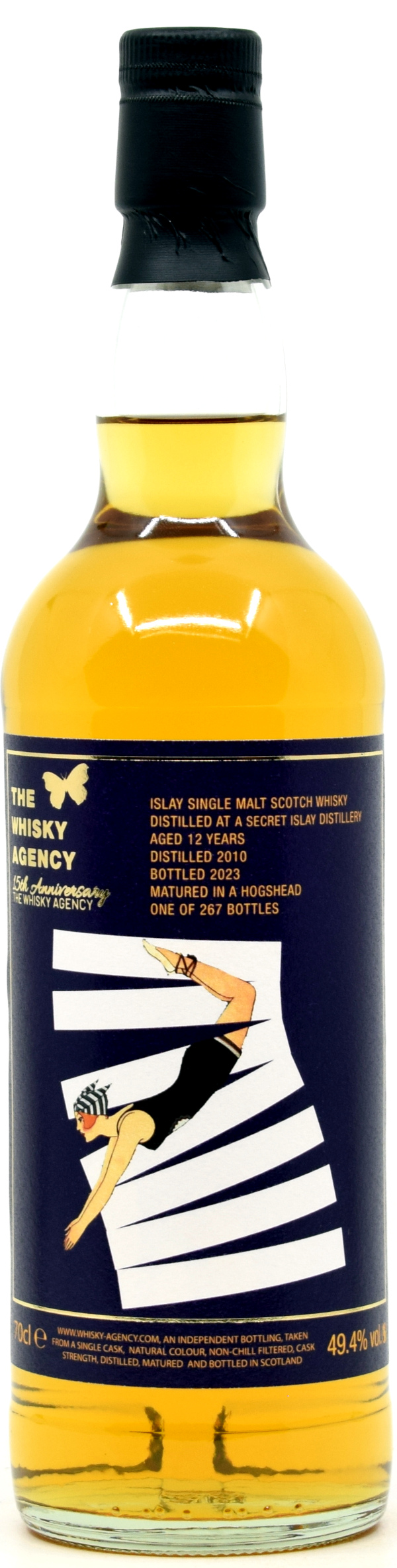 islay_2010_TWA Secret Islay (Laphroaig) 12 Jahre 2010/2023 The Whisky Agency 49,4% vol.