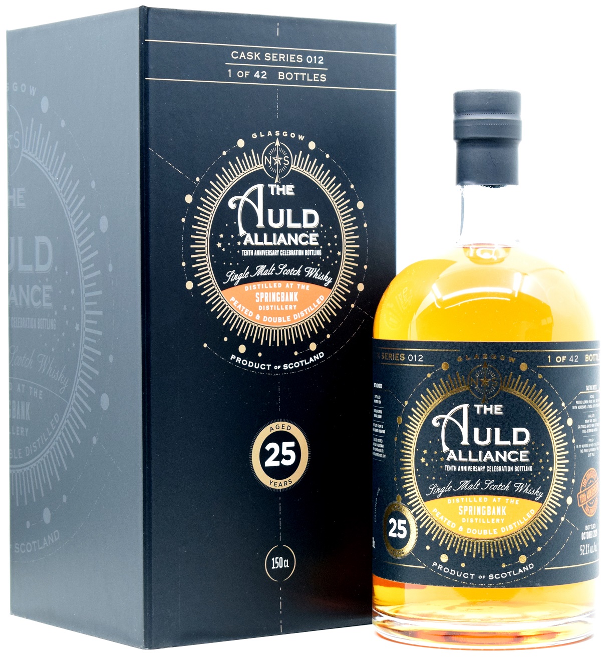 springbank_25_NSS_AA Springbank (Longrow) 25 Jahre 1994/2020 North Star Spirits for The Auld Alliance 52,1% vol. 1,5 l