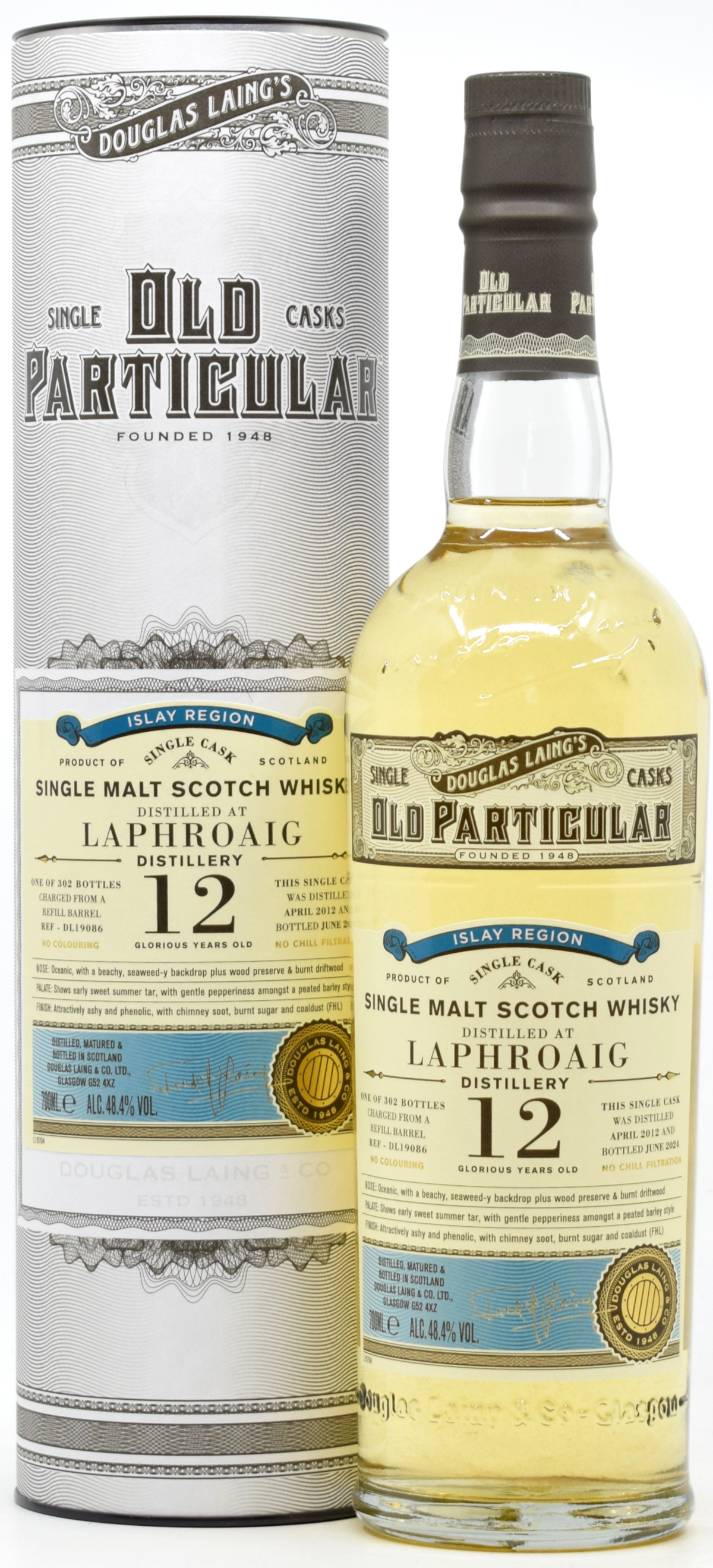 Laphroaig 12 Jahre 2012/2024 Old Particular Douglas Laing 48,4% vol.