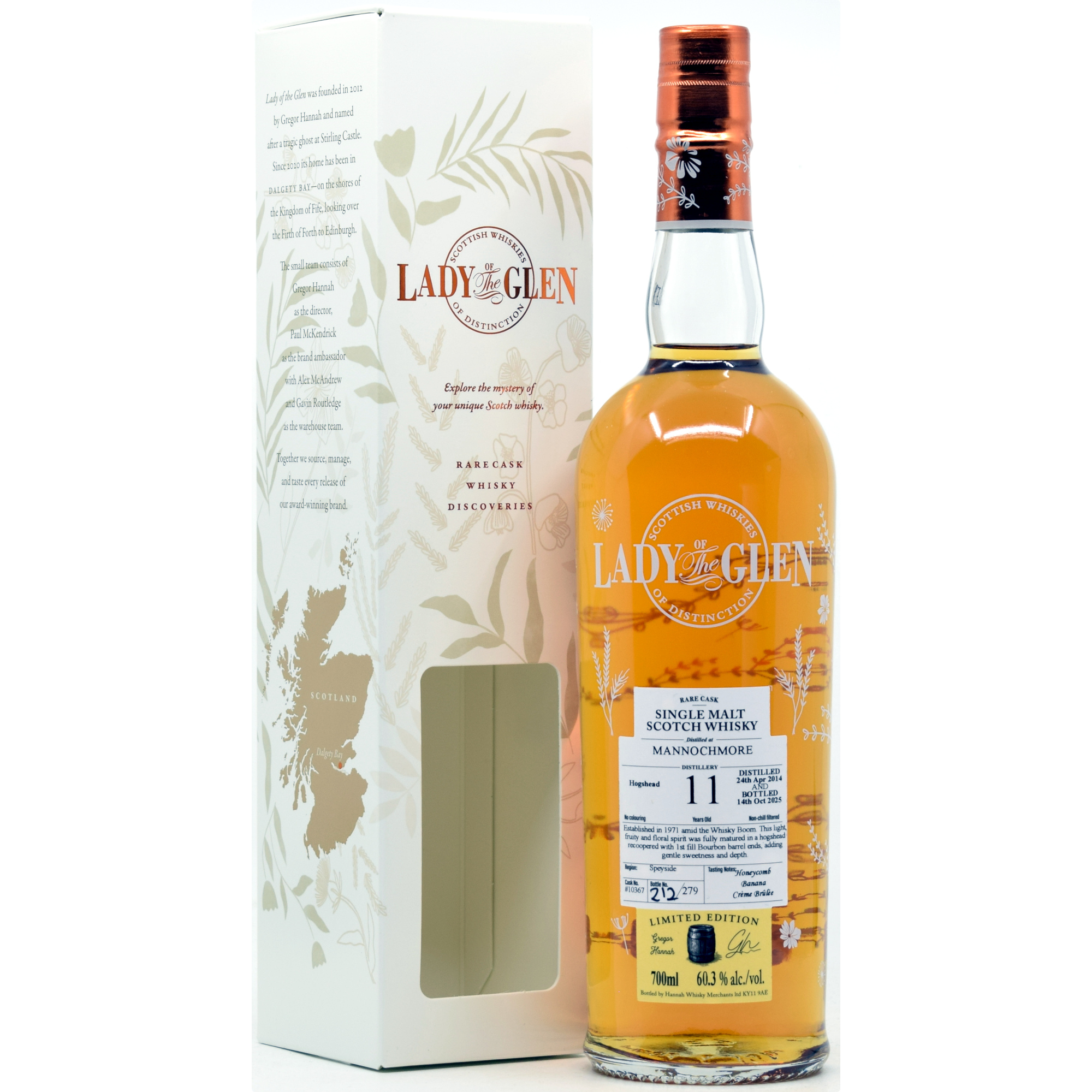 Mannochmore 11 Jahre 2014/2025 Lady of the Glen 60,3% vol.