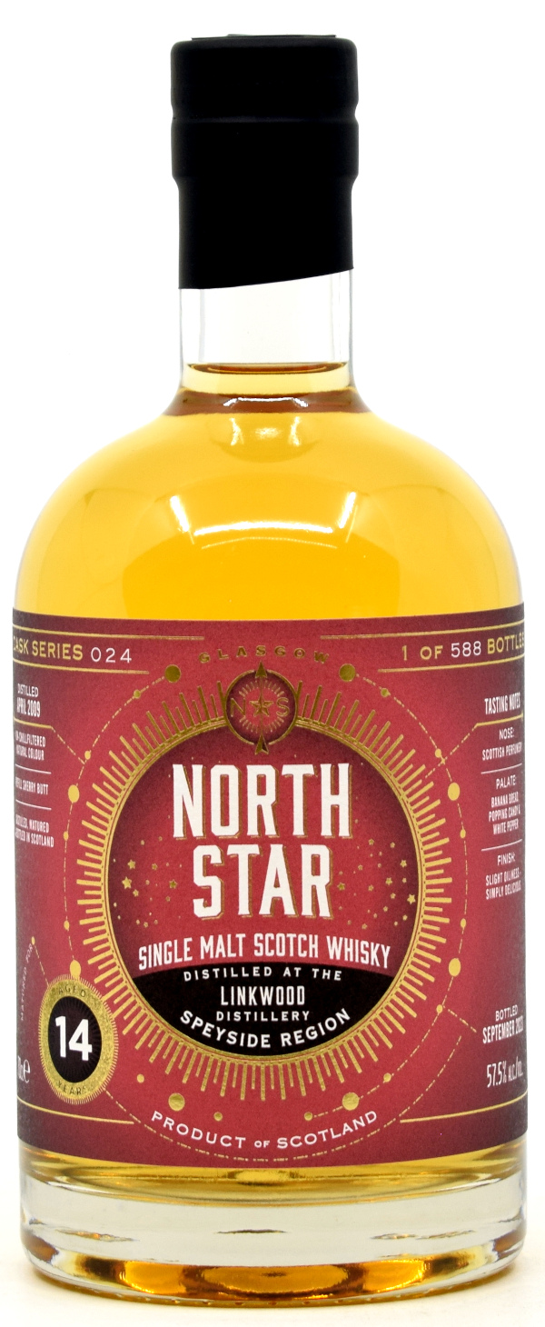 linkwood_14_nss Linkwood 14 Jahre 2009/2024 Sherry Butt North Star Spirits #024 57,5% vol.