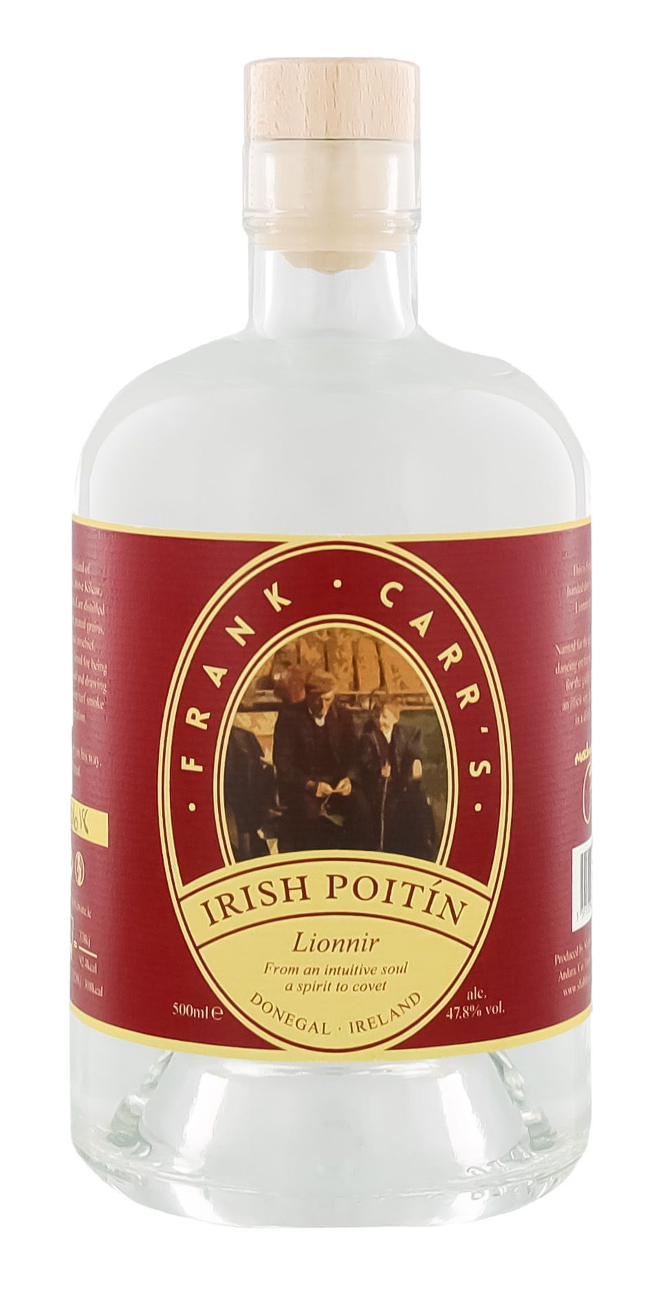 Frank Carrs Lionnir Irish Poitin 47,8% vol.