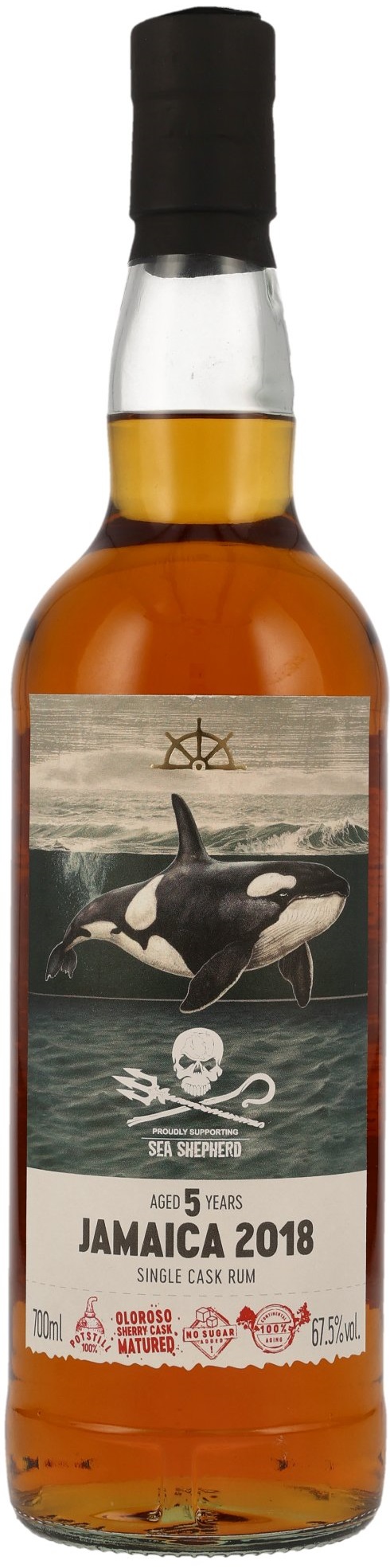 Jamaica LROK 2018/2024 Sea Shepherd FRC Single Cask Rum 67,5% vol.