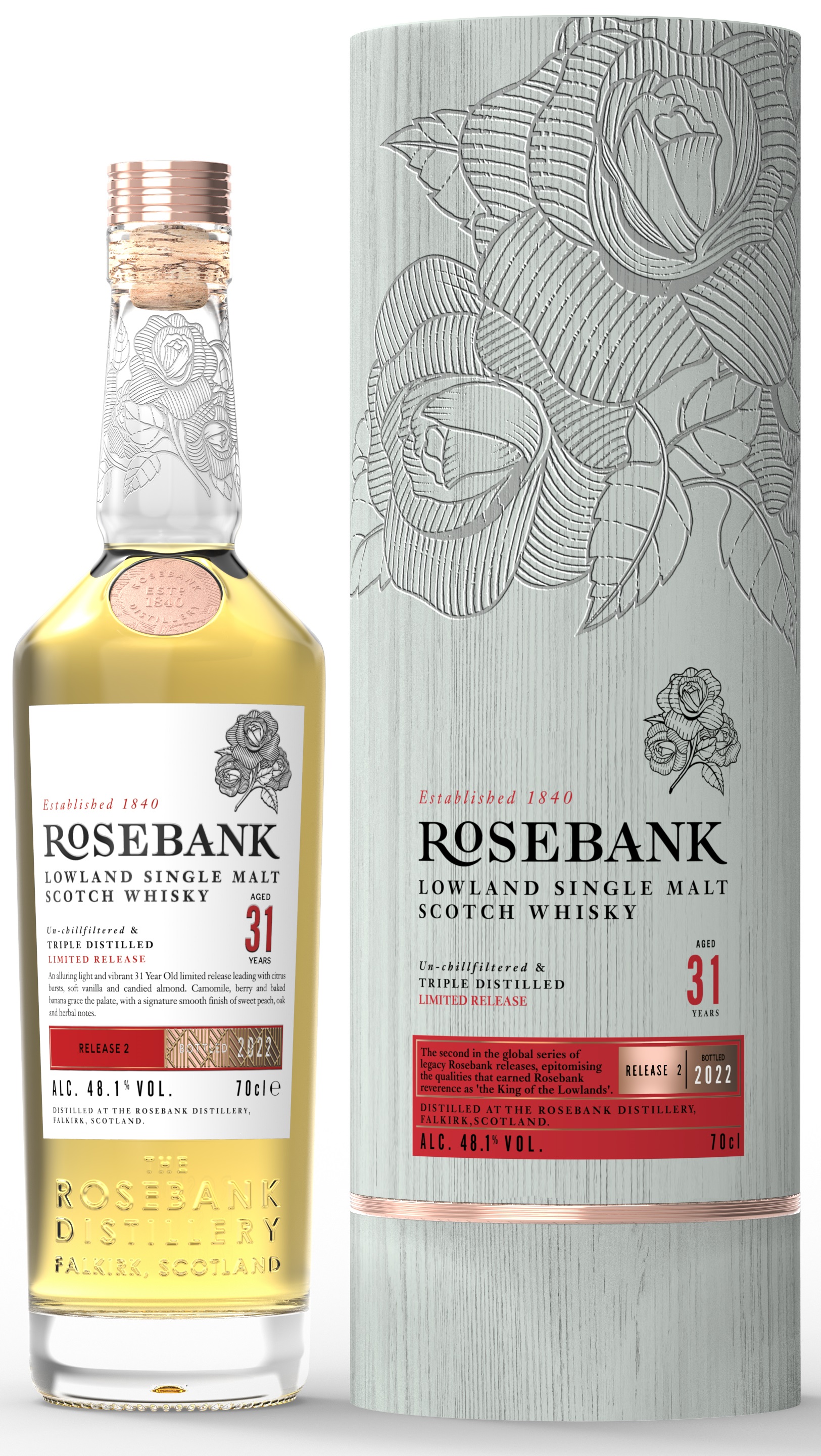 Rosebank-31yo-Bottle-Cylinder-Prefered-002 Rosebank 31 Jahre 2022 48,1% vol.