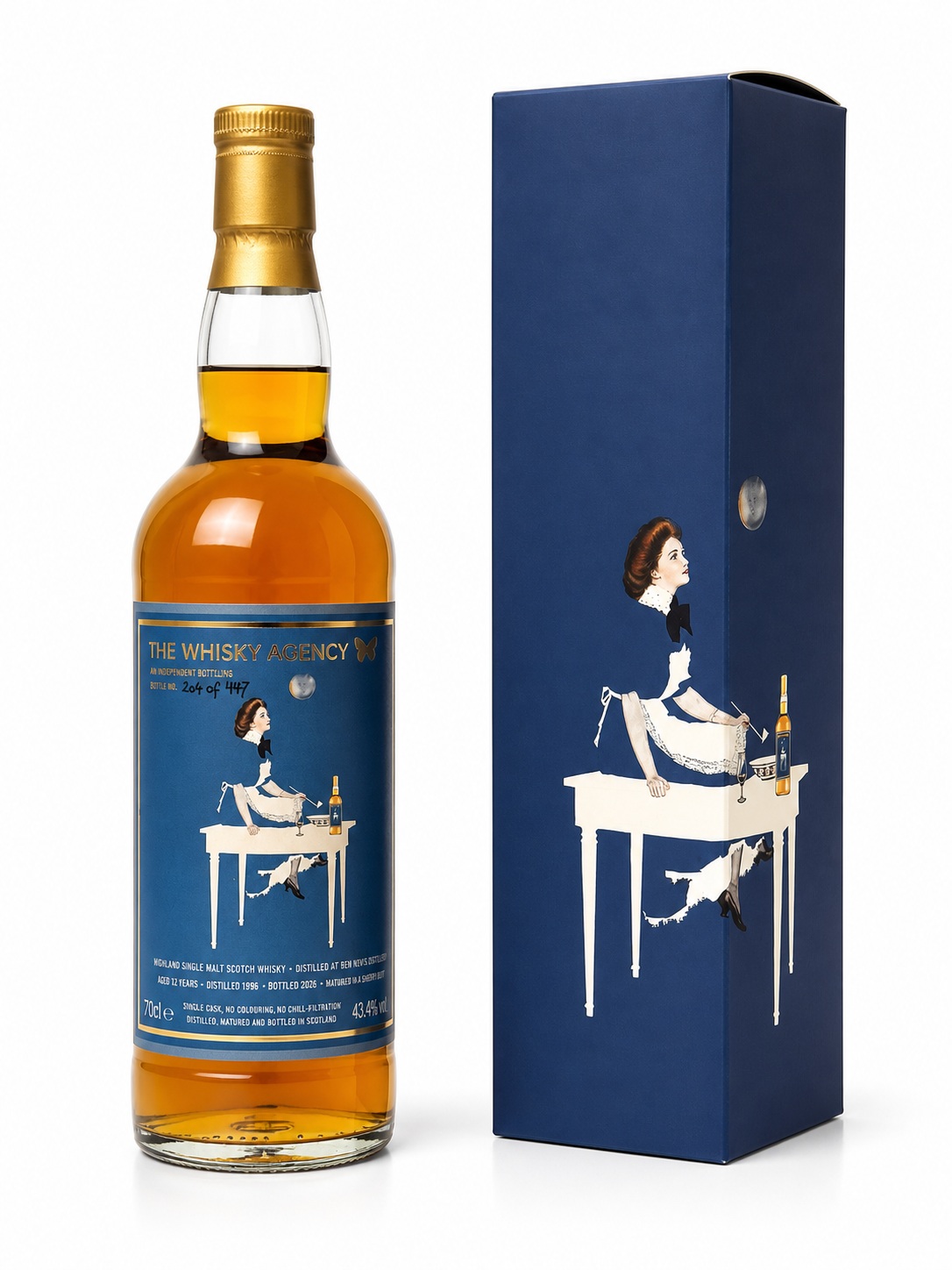 Ben Nevis 30 Jahre 1996/2026 Sherry Cask The Whisky Agency 43,4% vol.