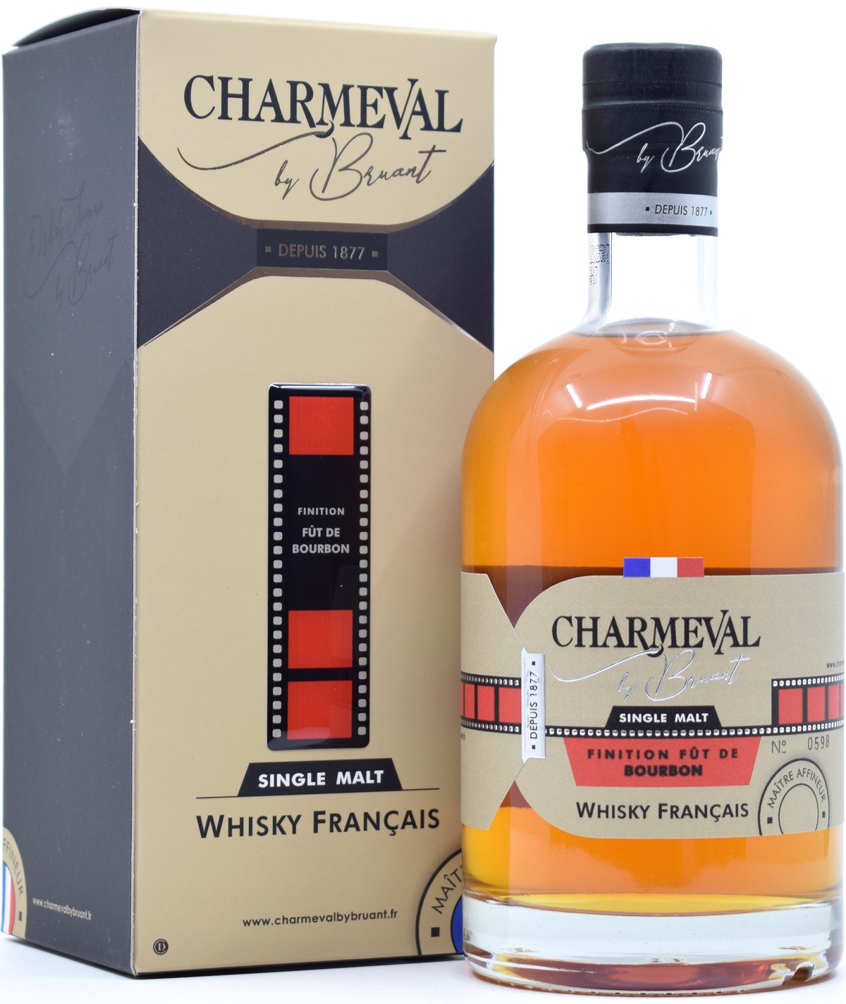 charmeval_bourbon Charmeval By Bruant Bourbon Finish France Single Malt 42% vol.