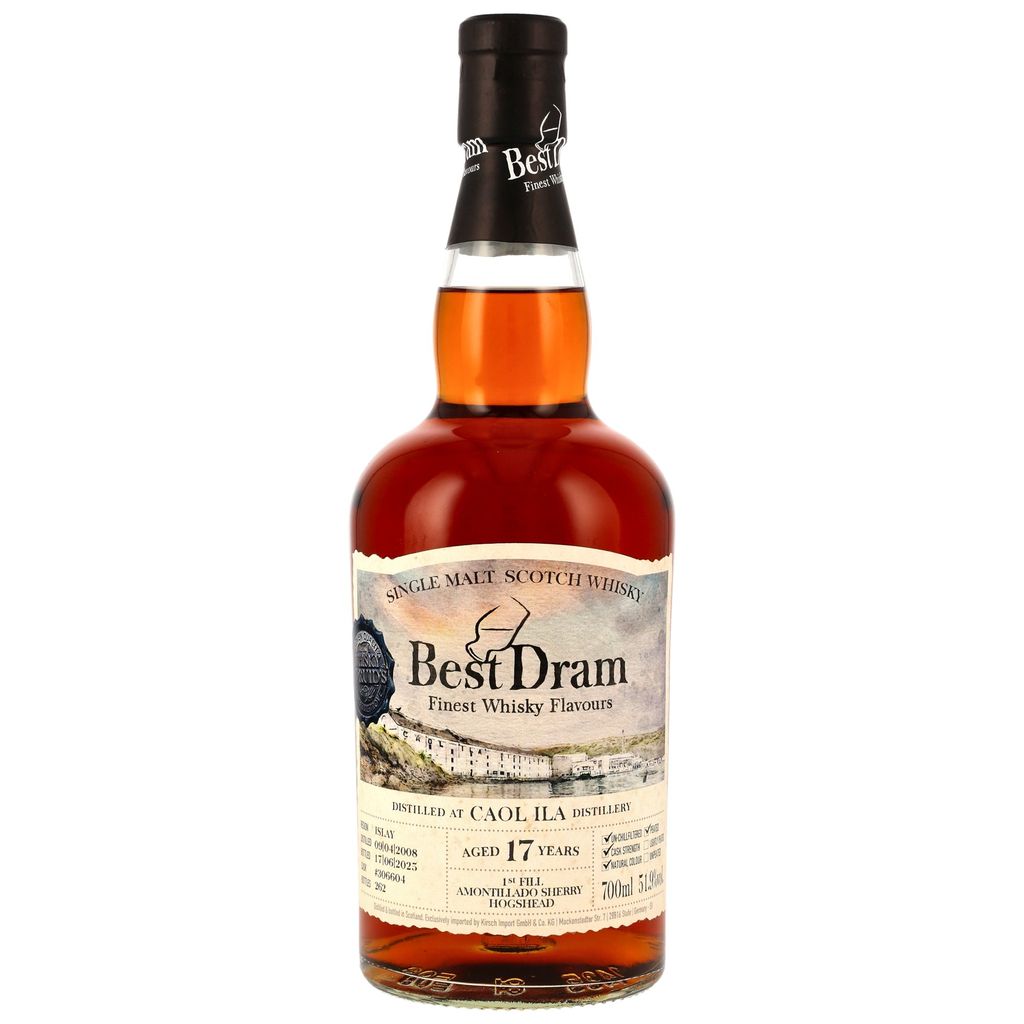 Caol Ila 17 Jahre 2008/2025 1st Fill Amontillado Cask Best Dram 51,9% vol