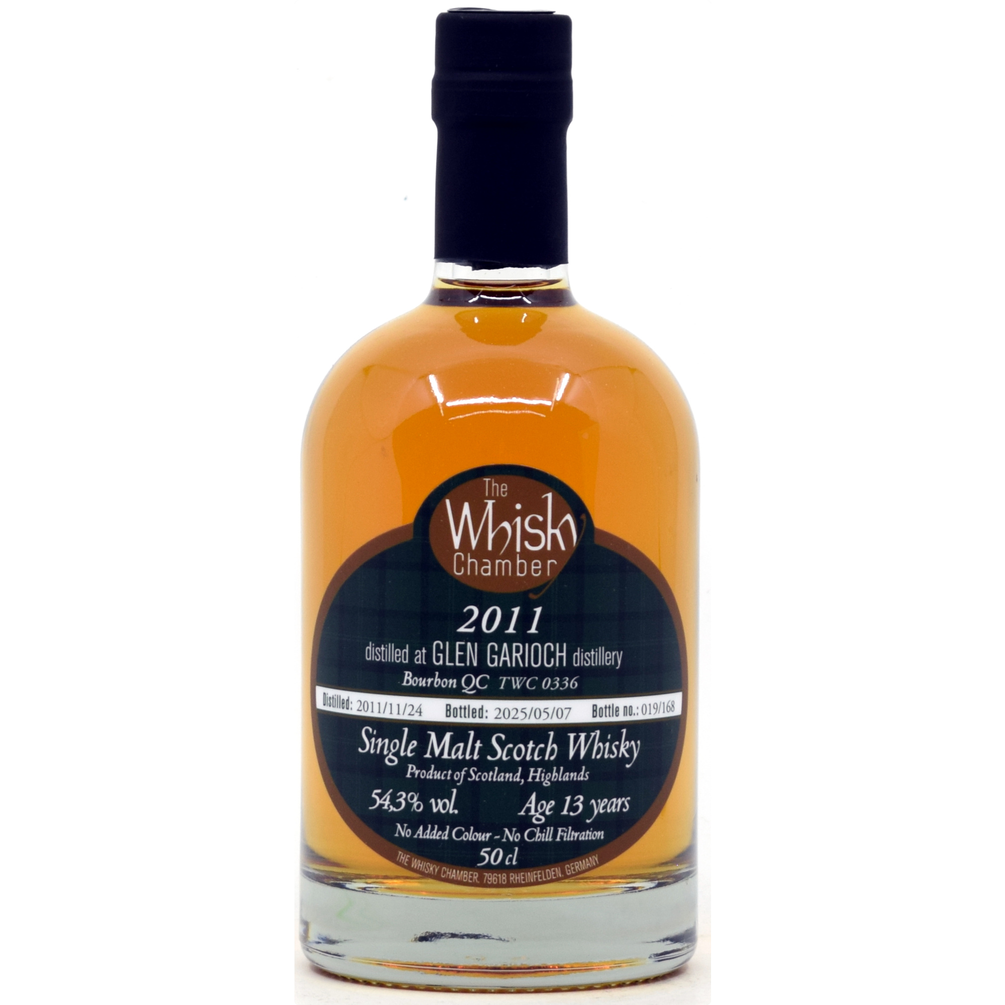 Glen Garioch 13 Jahre 2011/2025 Bourbon Quarter Cask The Whisky Chamber 54,3% vol.