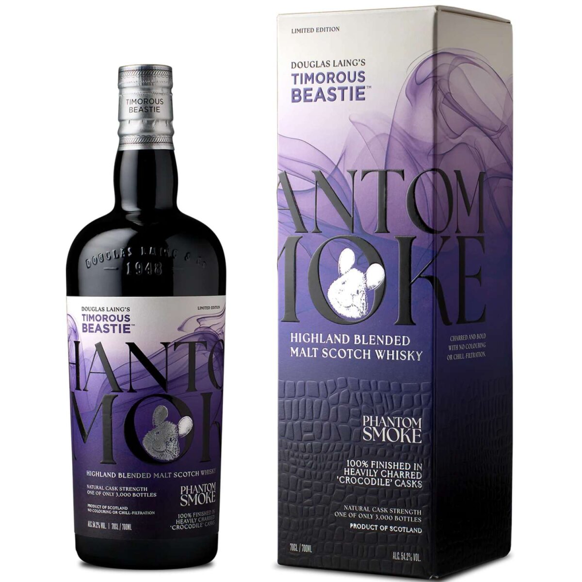 Timorous Beastie Phantom Smoke Crocodile Casks 54,2% vol.