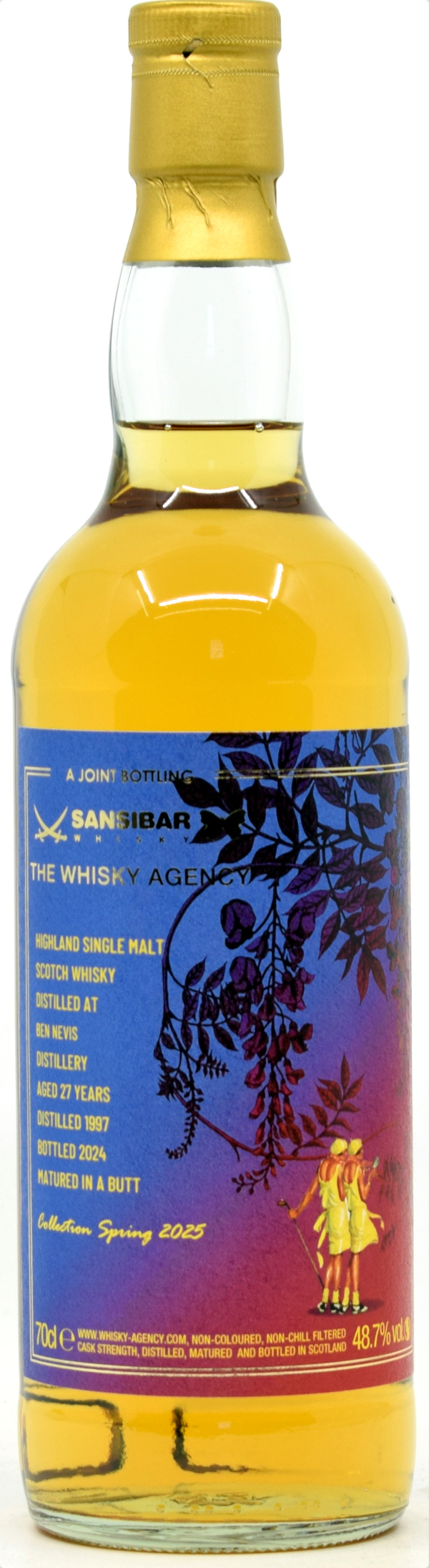 nevis_twa_Sb Ben Nevis 27 Jahre 1997/2024 Sansibar & The Whisky Agency Joint Bottling 48,7% vol.