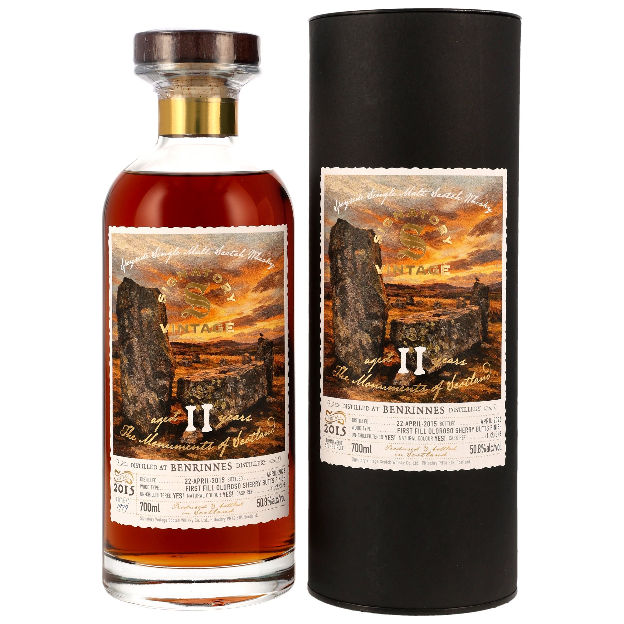 Benrinnes 2015/2026 1st Fill Oloroso Sherry Monuments of Scotland 50,8% vol.