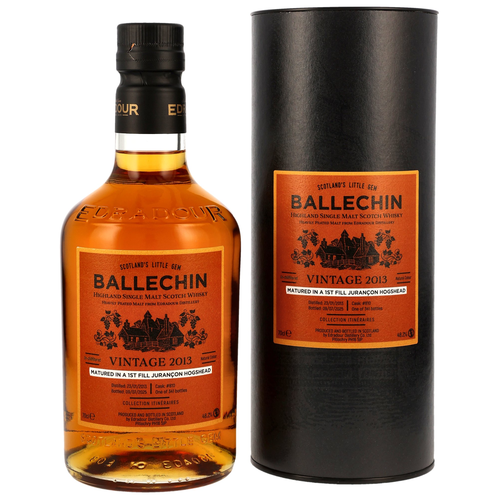 Ballechin 12 Jahre 2013/2025 1st Fill Jurancon Cask #810 48,2% vol.