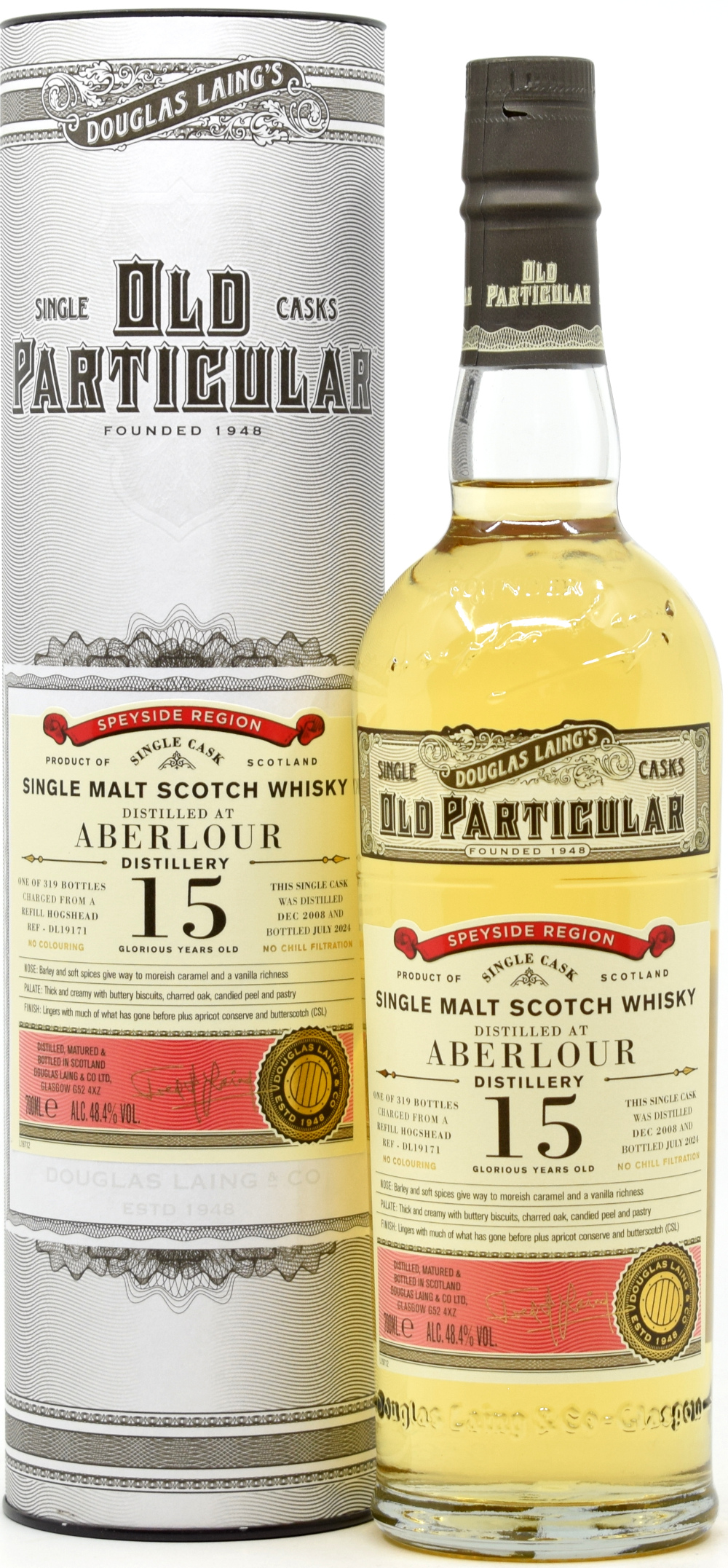 aberlour_15_DL Aberlour 15 Jahre 2008/2024 Old Particular Douglas Laing 48,4% vol