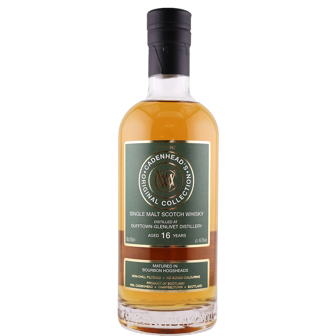 Dufftown 16 Jahre 2009/2026 Cadenhead's Original Collection 46% vol.