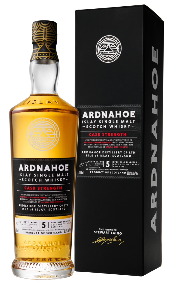 Ardnahoe 5 Jahre Cask Strength 60,9% vol.