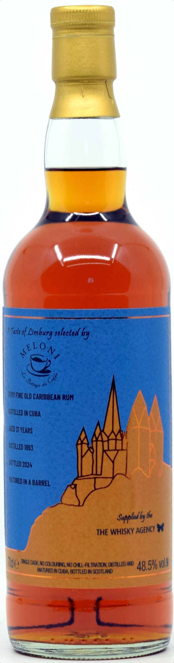 caribbean_1993_twa Cuba Rum 31 Jahre 1993/2024 The Whisky Agency Jointbottling Café Meloni 48,5% vol.