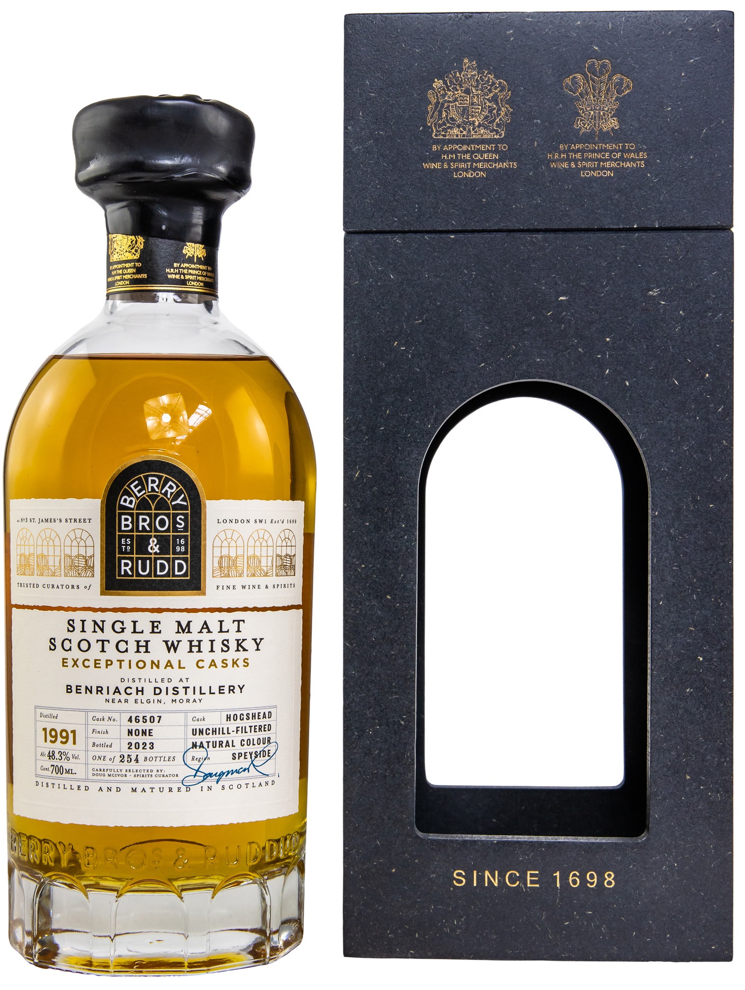 benriach_46507_br Benriach 1991/2023 Berry Bros. & Rudd Exceptional Casks #46507 48,3% vol.