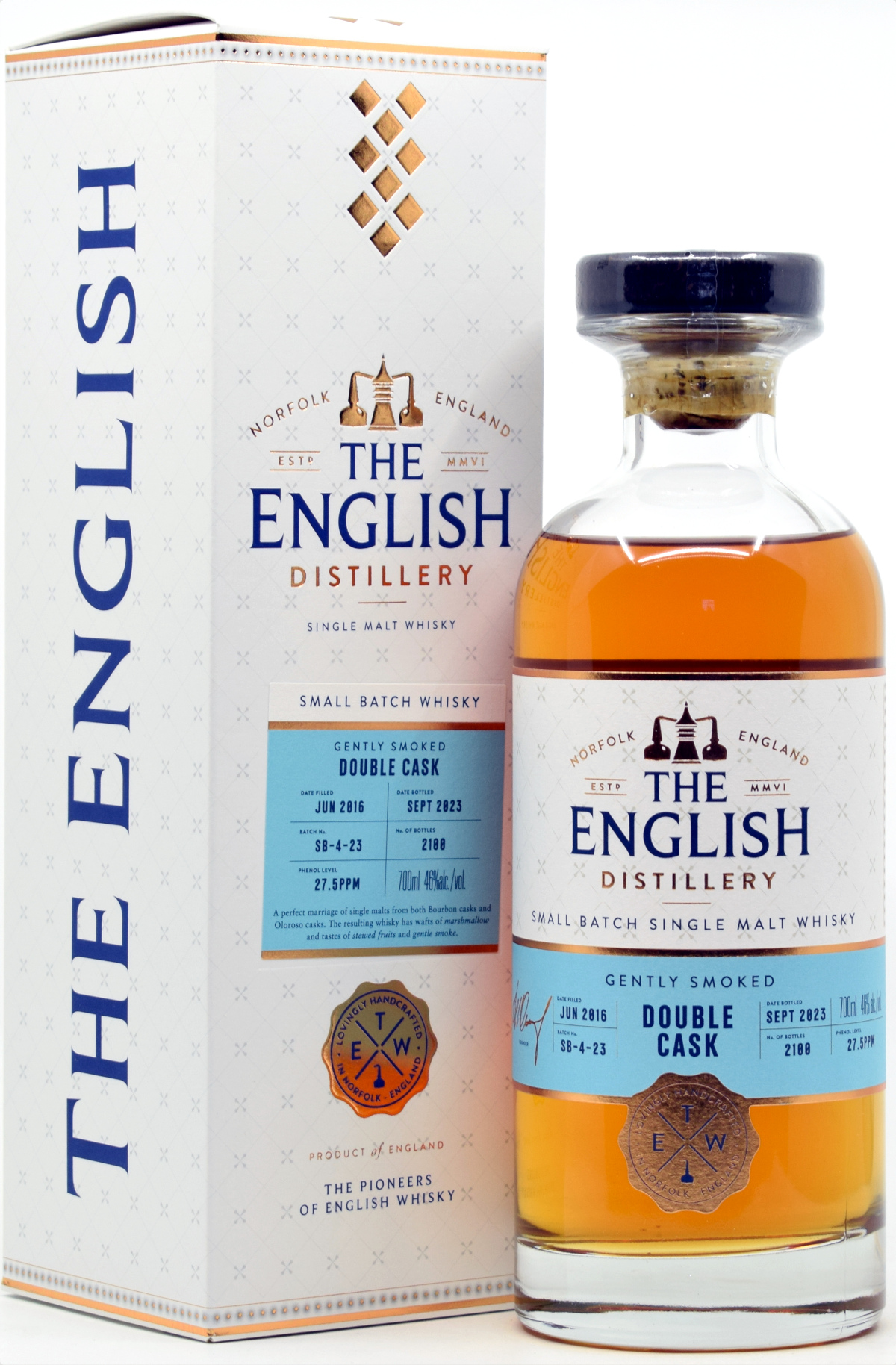 english_double The English 2016/2023 Double Cask Gently Smoked 46% vol.