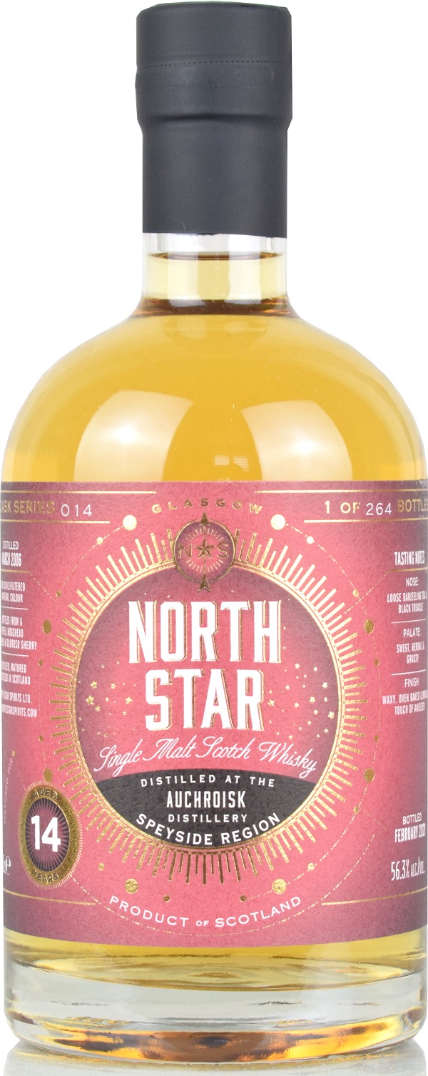 auchroisk_14_nss Auchroisk 14 Jahre 2006/2021 Sherry Cask North Star Spirits #014 56,3% vol.