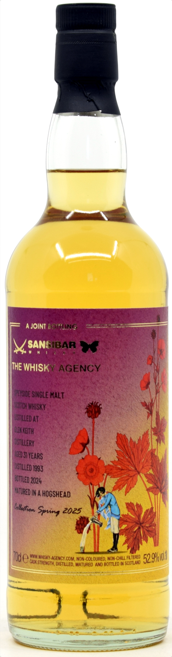 keith_TWA_sb Glen Keith 31 Jahre 1993/2024 Sansibar & The Whisky Agency Joint Bottling 52,9% vol.