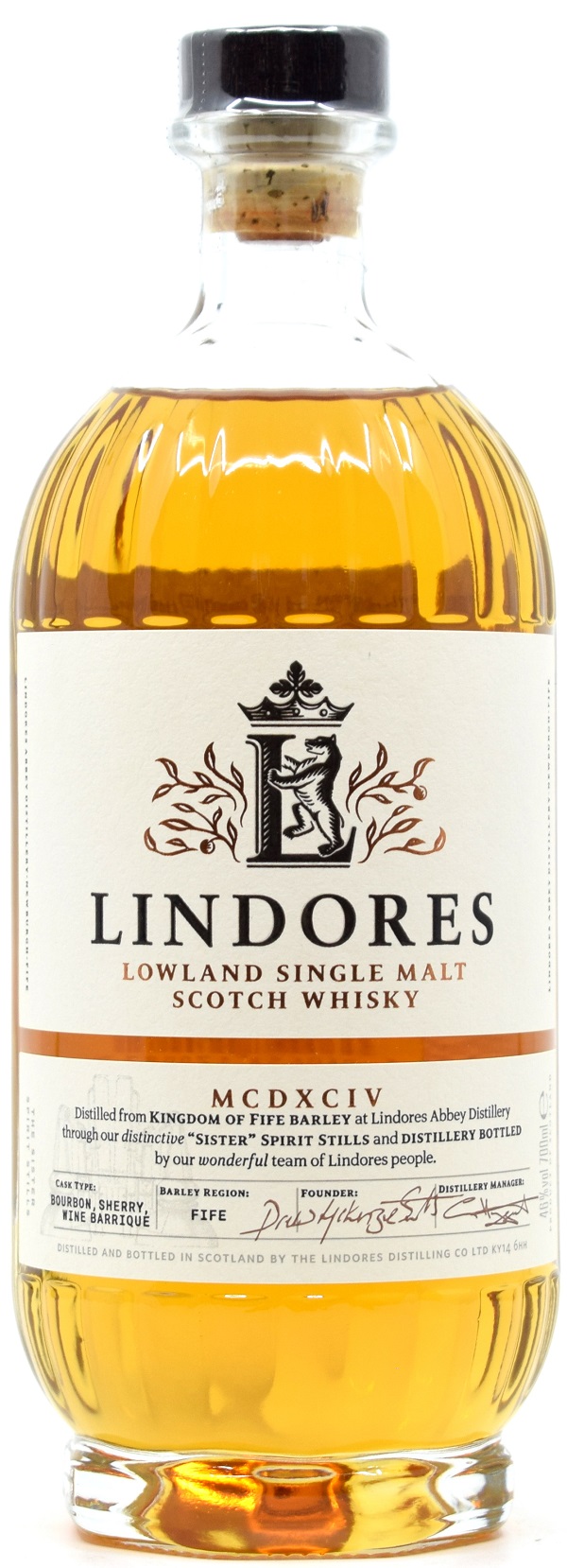 lindores_700 Lindores Abbey Distillery MCDXCIV Single Malt Whisky 46% vol.