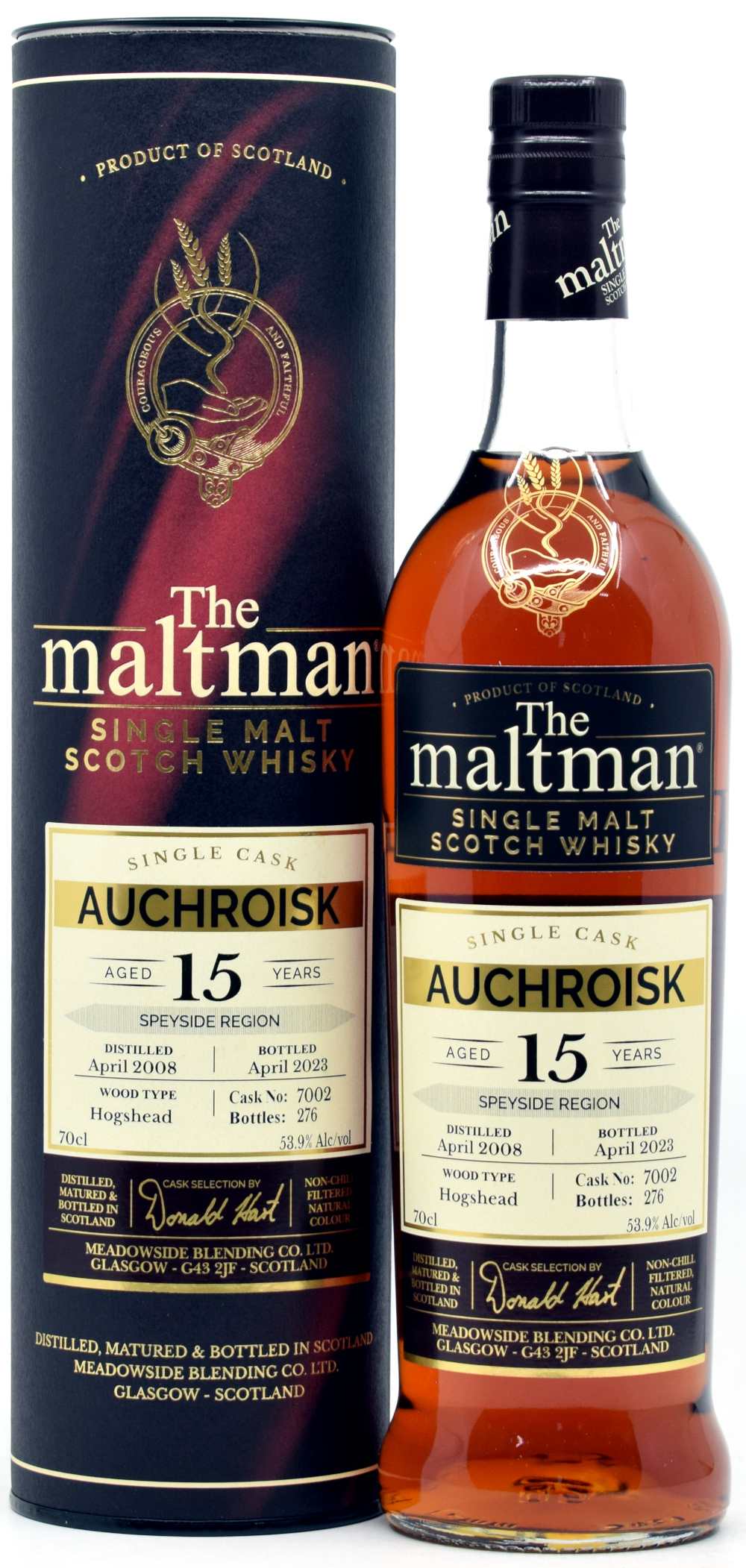 auchroisk_15_MBL Auchroisk 15 Jahre 2008/2023 Sherry Cask The Maltman 53,9% vol.