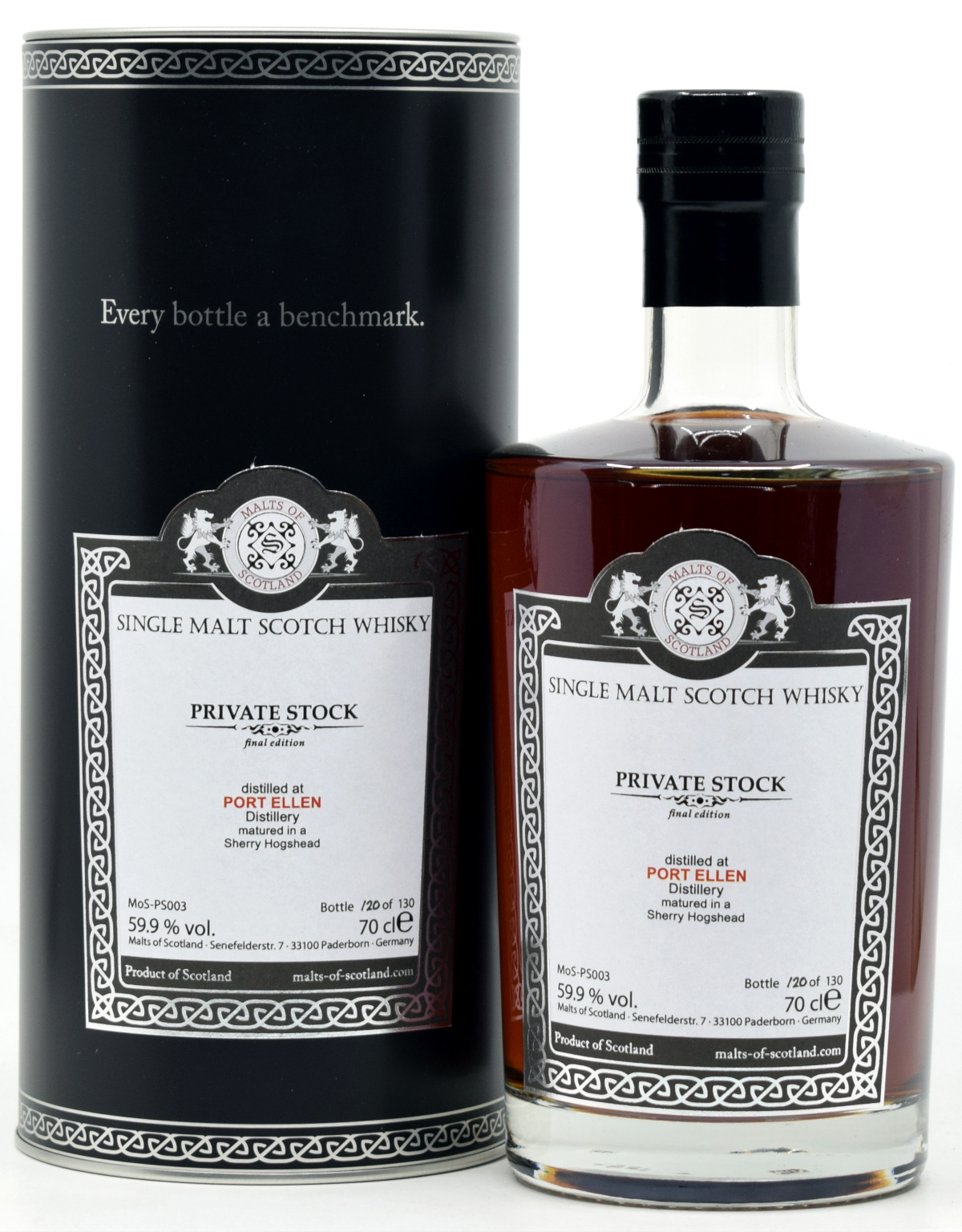 port_ellen_mos Port Ellen 1983 Sherry Cask Malts of Scotland Private Stock 59,9% vol.
